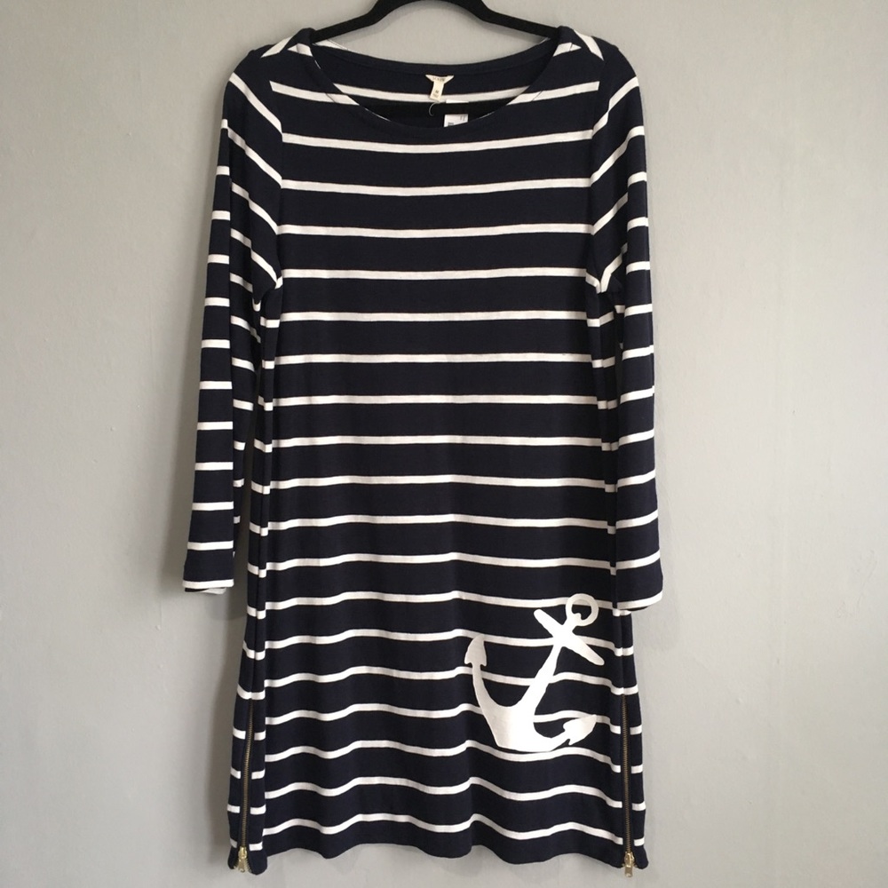 J. Crew Maritime Anchor Dress NWT